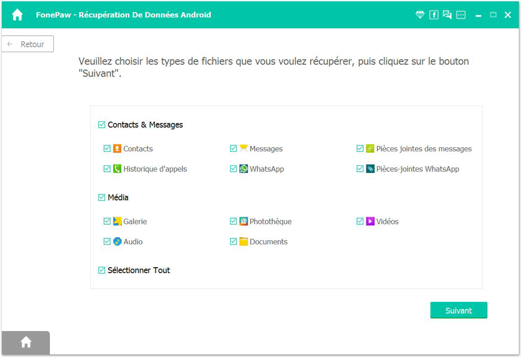 overview select android data