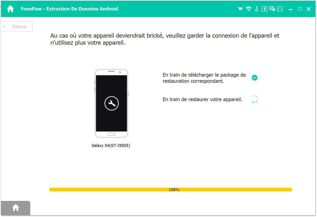 reparer android en brique