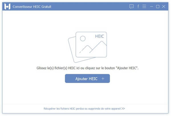 importer vos photos HEIC dans le convertisseur
