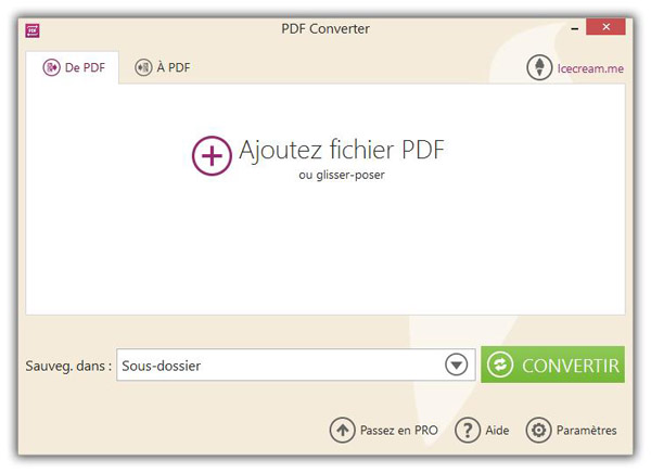 Ajouter un fichier PDF