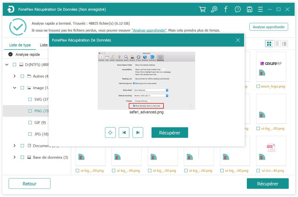 Restaurer des fichiers ou des images perdus sur PC