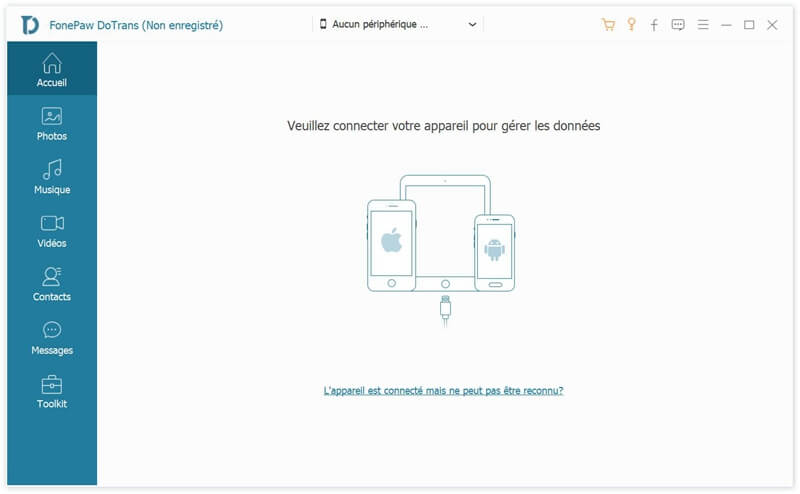 FonePaw DoTrans - Un outil de transfert de données entre iOS et Android