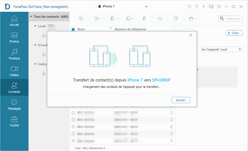 Copiez vos musiques depuis iPod vers Android