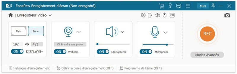 FonePaw Enregistreur d’écran