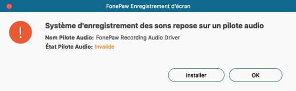 installer le pilote audio sur Mac