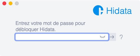 Entrer le mot de passe pour lire les fichiers cryptés