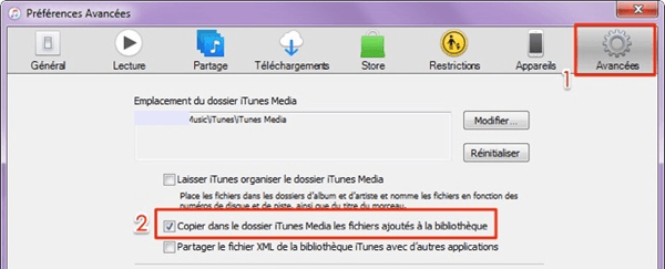 importer la musique téléchargée vers iTunes