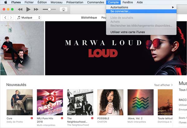 Commencer avec iTunes sur Mac