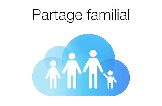 activer partage familial iphone ipad mac