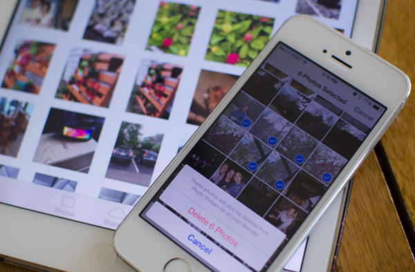 supprimer les photos d’un iPhone