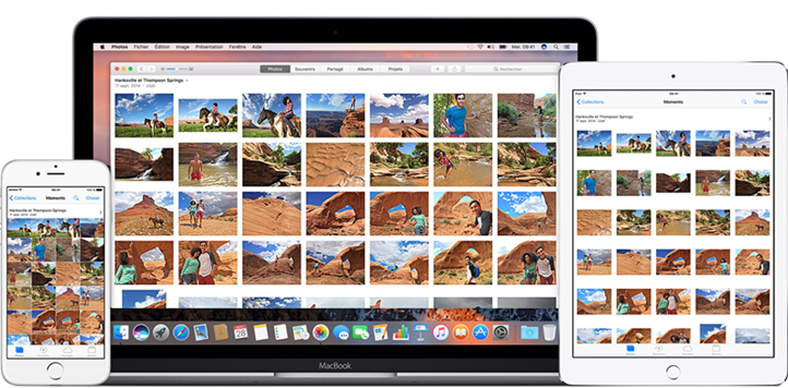 synchroniser photos phototheque icloud
