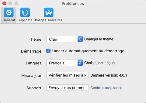 La configuration pour MacMaster