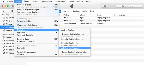 afficher doublons mac