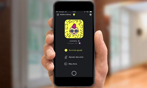 Le nouveau Snapchat