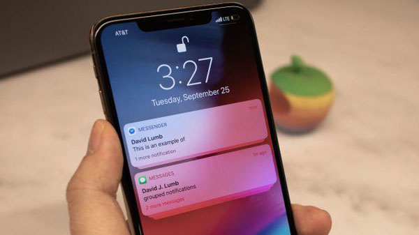 Écran délavé sur iPhone X