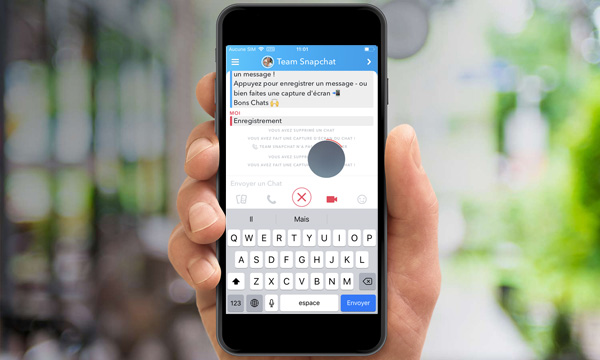 Le nouveau Snapchat