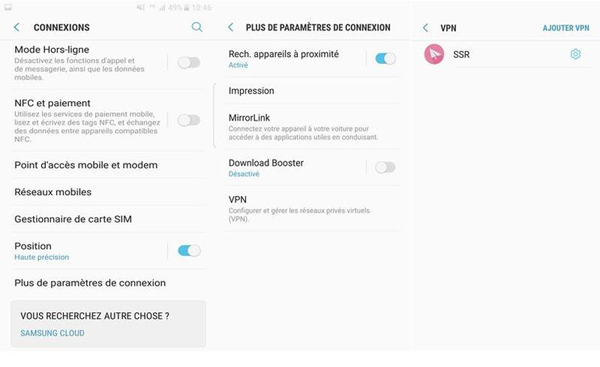 Configurer un VPN sur Android