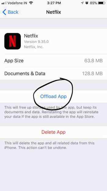 9. تخفيف التطبيقات في اصدار آبل iOS 11 9. تخفيف التطبيقات في اصدار آبل iOS 11