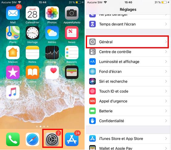 Supprimer la mise à jour logicielle sur iOS