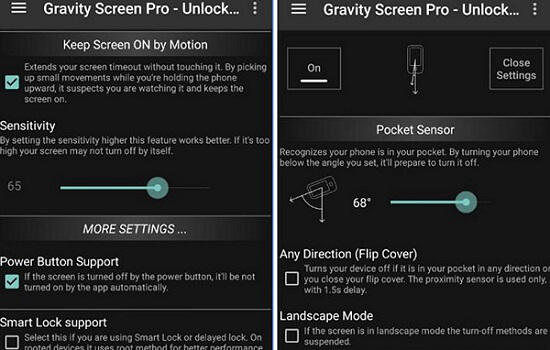 gravity screen