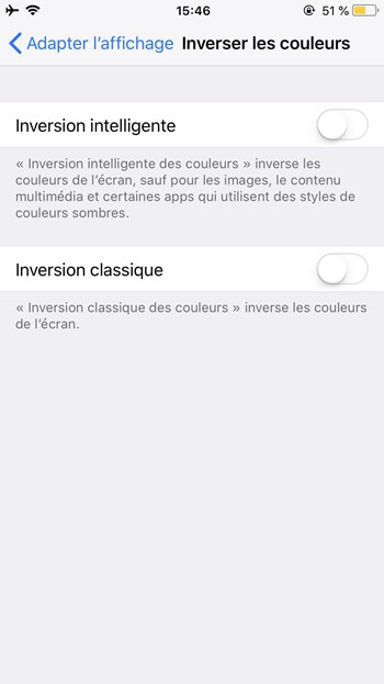 « Inversion intelligent » ou « Inversion classique »