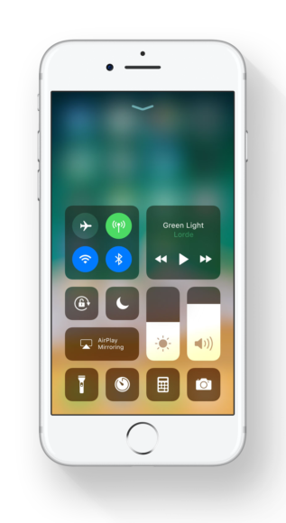 ios 11 centre de controle