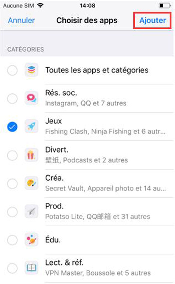 Ajouter une limite