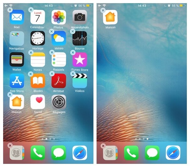 réorganiser les applications sur l’écran de son iPhone