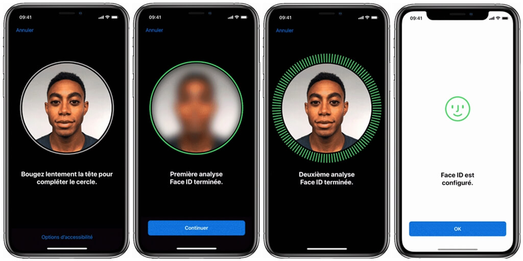 Enregistrer plusieurs Face ID sur iOS 12