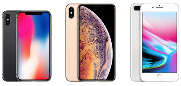 iPhone XS - iPhone 8 Plus - iPhone XS Max