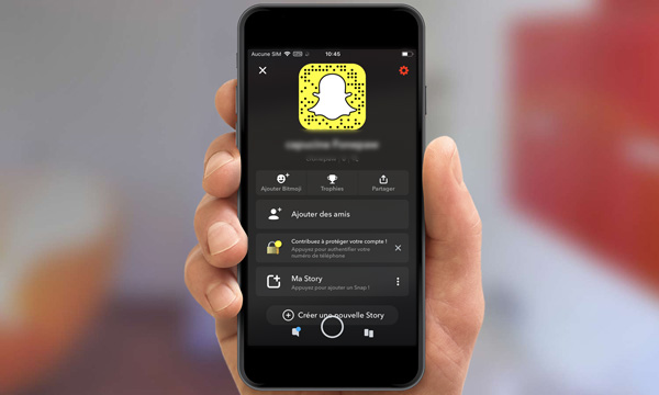 Le nouveau Snapchat