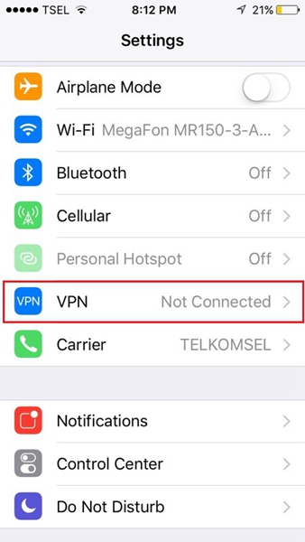 activer VPN