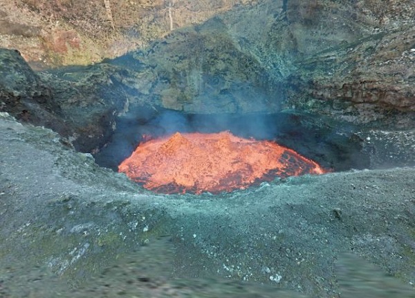 volcan google maps