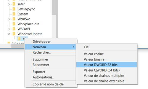 Valeur DWORD 32 bits