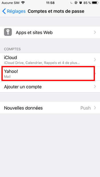 Yahoo iPhone/iPad