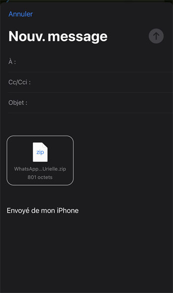 envoie de mon iphone